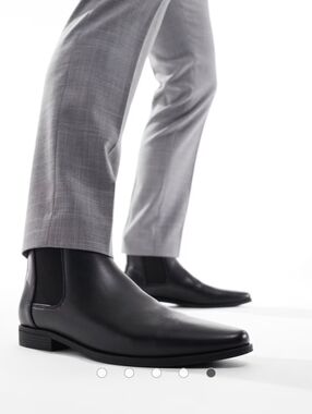 Asos Design Mens Chelsea Boots In Black Size 7 New No Box